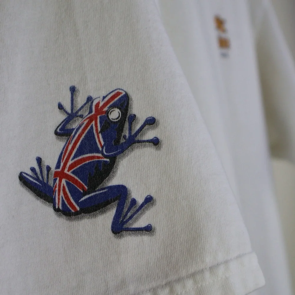 Vintage 90s Frog & Firkin Tucson Arizona Pub T-Shirt XL White Graphic Union Jack